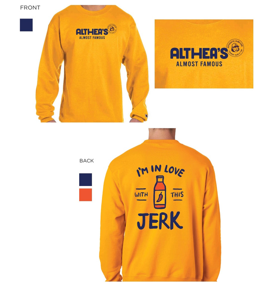 Althea’s Almost Famous “I’m in Love with This Jerk” Sweatshirt