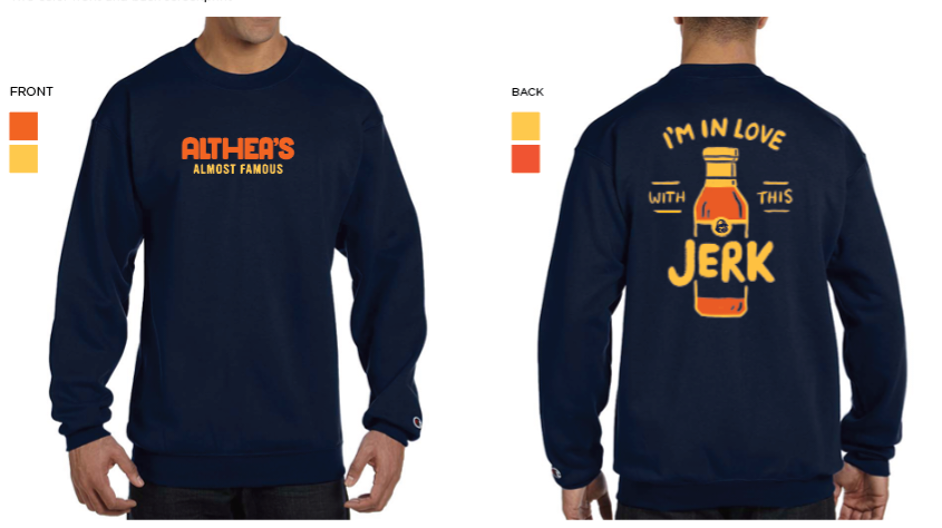 Althea’s Almost Famous “I’m in Love with This Jerk” Sweatshirt